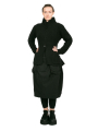 Rundholz Black Label - Fitted cardigan with pockets in rib black - 2243627104