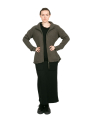 Rundholz Black Label - Fitted cardigan with pockets in rib jungle - 2243627104