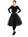 Rundholz DIP - Jupe à volants en tulle black - 2242210328