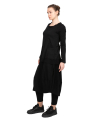 Rundholz Black Label - Shirt with tulle trims at the neck and hem black - 2243330501