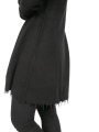 Rundholz - Knitted tunic with turtleneck wool merino yak black - 2241537004