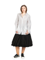 Rundholz - Fitted blouse with small box pleats White - 2241230408