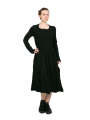 Rundholz Black Label - Kleid mit Ziernähten und versetzten Abschlüssen black - 2243470904