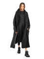 Rundholz Black Label - Manteau long à grand col revers feutré en laine Oversize Black - 2243281204